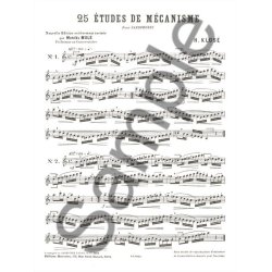 &Eacute;tudes de m&eacute;canismes pour saxophones (25)