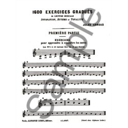 Jules Arnoud: 1600 Exercices gradu&eacute;s Vol.1 (Miscellaneous)