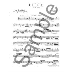 Gabriel Pierne: Piece En Sol Mineur