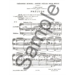 Th&eacute;odore Dubois: Douze Pi&egrave;ces Pour Orgue