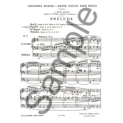 Th&eacute;odore Dubois: Douze Pi&egrave;ces Pour Orgue