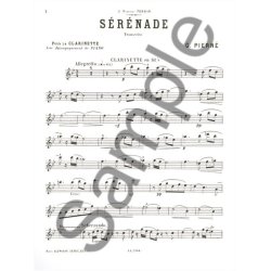 Gabriel Piern&eacute;: S&eacute;r&eacute;nade Op.7 (Clarinet)