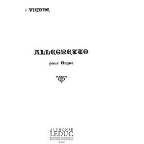 Louis Vierne: Allegretto For Organ Op.1