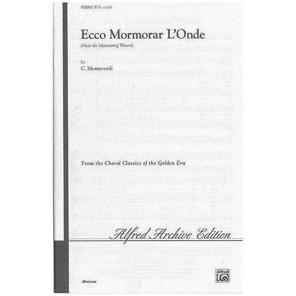 Hear the Murmuring Waters : Ecco mormorar l'onde