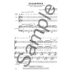 ELIJAH ROCK (ARR PERRY & PERRY) 2 PART CHORAL SHEET