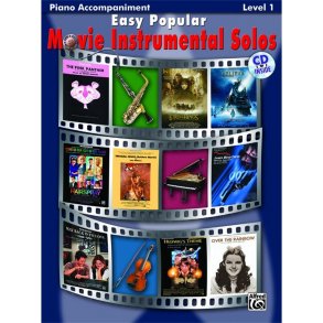 Easy Popular Movie Instrumental Solos - Piano Accompaniment For Woodwind And Brass