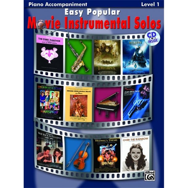 Easy Popular Movie Instrumental Solos - Piano Accompaniment For Woodwind And Brass