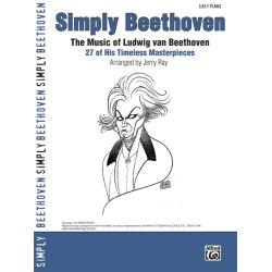 BEETHOVEN SIMPLY BEETHOVEN (RAY JERRY) EASY PIANO BOOK