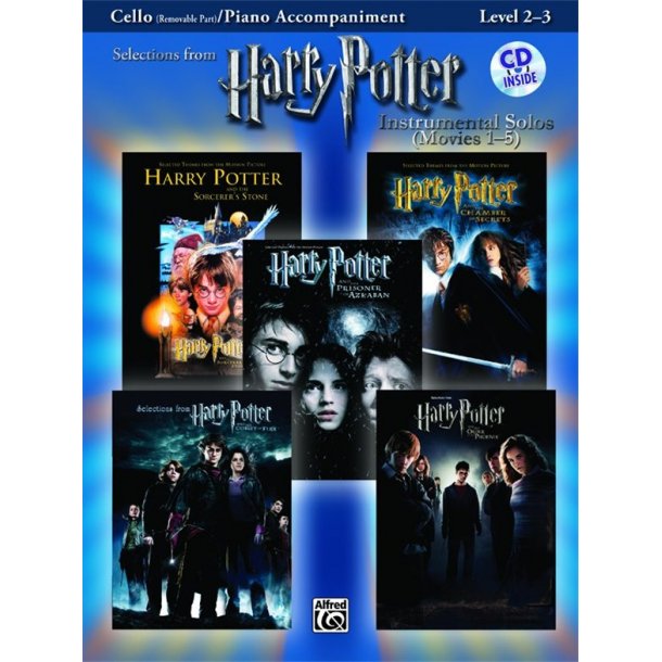 Harry Potter - Instrumental Solos (Movies 1-5) - Cello And Piano Accompaniment