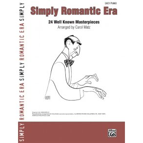 SIMPLY ROMANTIC ERA (MATZ CAROL) EASY PIANO BOOK