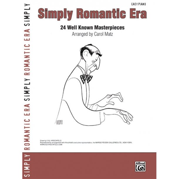 SIMPLY ROMANTIC ERA (MATZ CAROL) EASY PIANO BOOK
