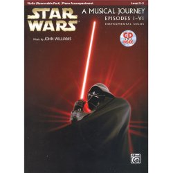 Star Wars: A Musical Journey, Episodes I - VI - Violon/Acc. Piano
