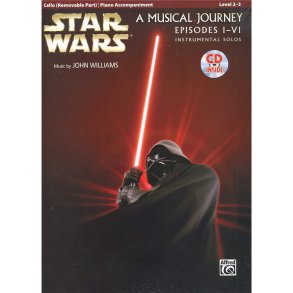 Star Wars: A Musical Journey, Episodes I - VI - Cello/Acc. Piano