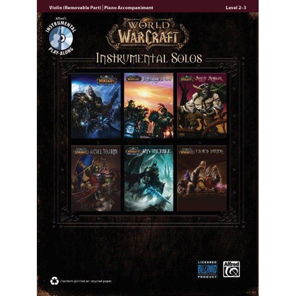 World Of Warcraft Instrumental Solos For Strings - Violin