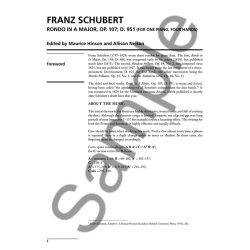 Franz Schubert: Rondo In A Op.107 D.951