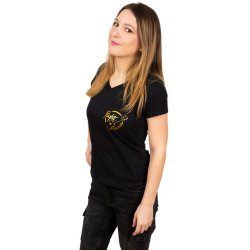 Golden Logo T-Shirt - Female (Small) : Cotton