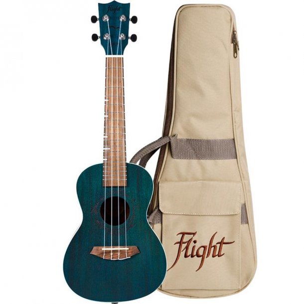 Flight: Gemstone DUC380 Concert Ukulele - Topaz : Includes Gig Bag