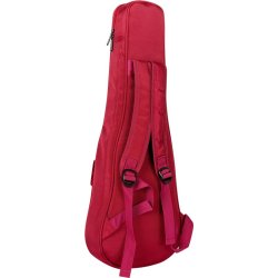 Flight: Deluxe Soprano Ukulele Gig Bag - Wine Red : 15mm Padded