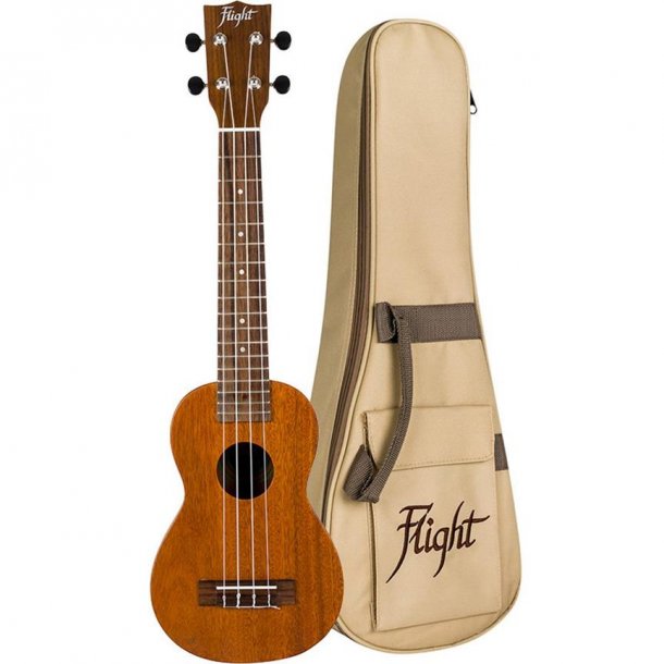 Flight: LUS-5 Heritage Con-Neck Soprano Ukulele : Includes Premium Gig Bag