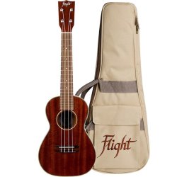 Flight: MUC-2 Heritage All Solid Concert Ukulele : Includes Premium Gig Bag