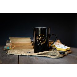 Mug - Black with Gold Logo
