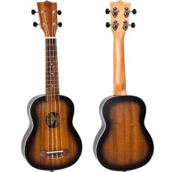 Flight: Gemstone NUS380 Soprano Ukulele - Amber : Includes Gig Bag