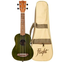 Flight: Gemstone NUS380 Soprano Ukulele - Jade : Includes Gig Bag