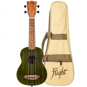 Flight: Gemstone NUS380 Soprano Ukulele - Jade : Includes Gig Bag