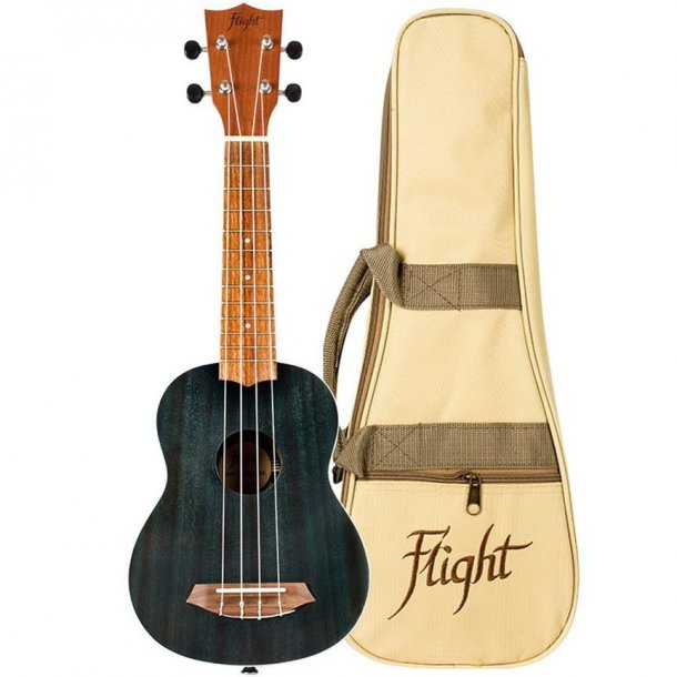 Flight: Gemstone NUS380 Soprano Ukulele - Topaz : Includes Gig Bag