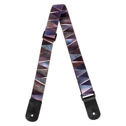 Flight: Polyester Ukulele Strap - Arcana : Leather ends and leather tie-back