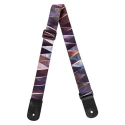 Flight: Polyester Ukulele Strap - Arcana : Leather ends and leather tie-back