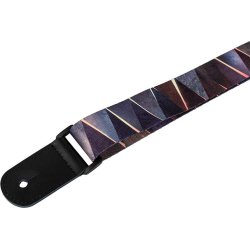 Flight: Polyester Ukulele Strap - Arcana : Leather ends and leather tie-back