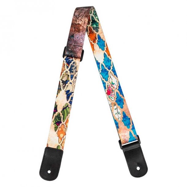 Flight: Polyester Ukulele Rem - Granada : med lderender og lderbindestrop