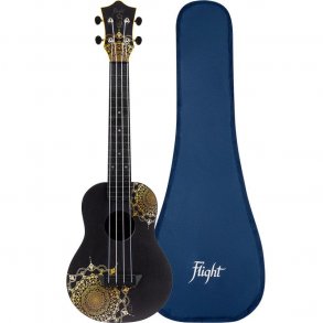 TUC40 Travel Concert Ukulele - Gold Mandala