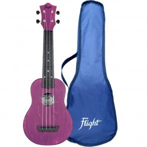 TUS35 Travel Ukulele Purple : All Abs Plastic Except Linden Top