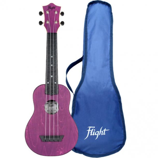 TUS35 Travel Ukulele Purple : All Abs Plastic Except Linden Top