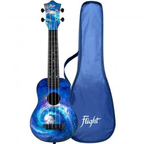 TUS40 ABS Sopran Travel Ukulele - Space : Includes gig bag