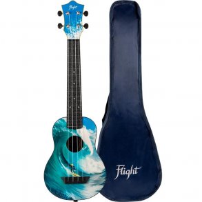 Flight: TUSL25 Long Neck Travel Ukulele - Surf