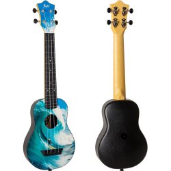 Flight: TUSL25 Long Neck Travel Ukulele - Surf