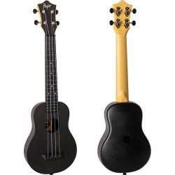 Flight: TUSL35 Long Neck ABS Travel Ukulele -Black
