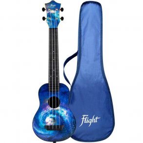 TUSL40 ABS Long Neck Travel Ukulele - Space : Includes gig bag