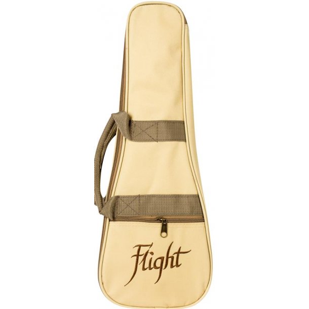 Flight: Concert Ukulele Gig Bag - Tan : 3mm Padded