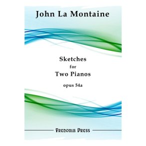 Sketches : for 2 Piano's , Op. 54a