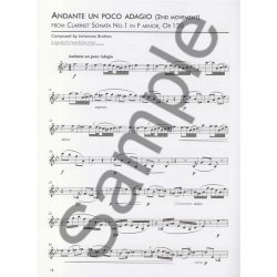 Classic Pieces For Solo Clarinet