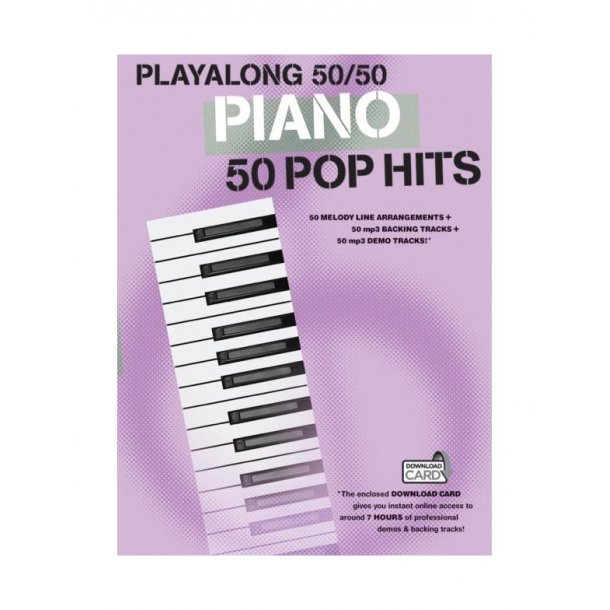 Playalong 50/50 Piano Pop Hits