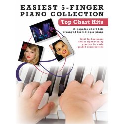 Easiest 5-Finger Piano Collection: Top Chart Hits