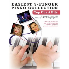 Easiest 5-Finger Piano Collection: Top Chart Hits