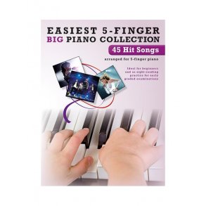 Easiest 5-Finger Piano Collection: 45 Hit Songs