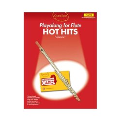 Guest Spot: Hot Hits - Flute (Book/Download Card)