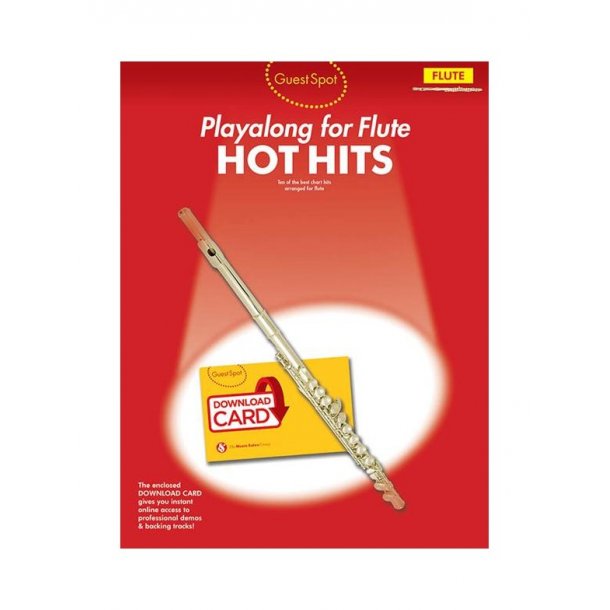 Guest Spot: Hot Hits - Flute (Book/Download Card)